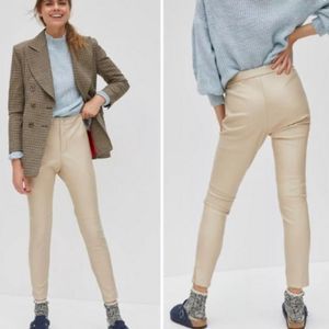 - NWT Anthropologie Arden Slim Faux Leather Pants